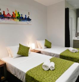 Twin King Single Studio Kitchenette, Copper City Motel, Mt Isa
